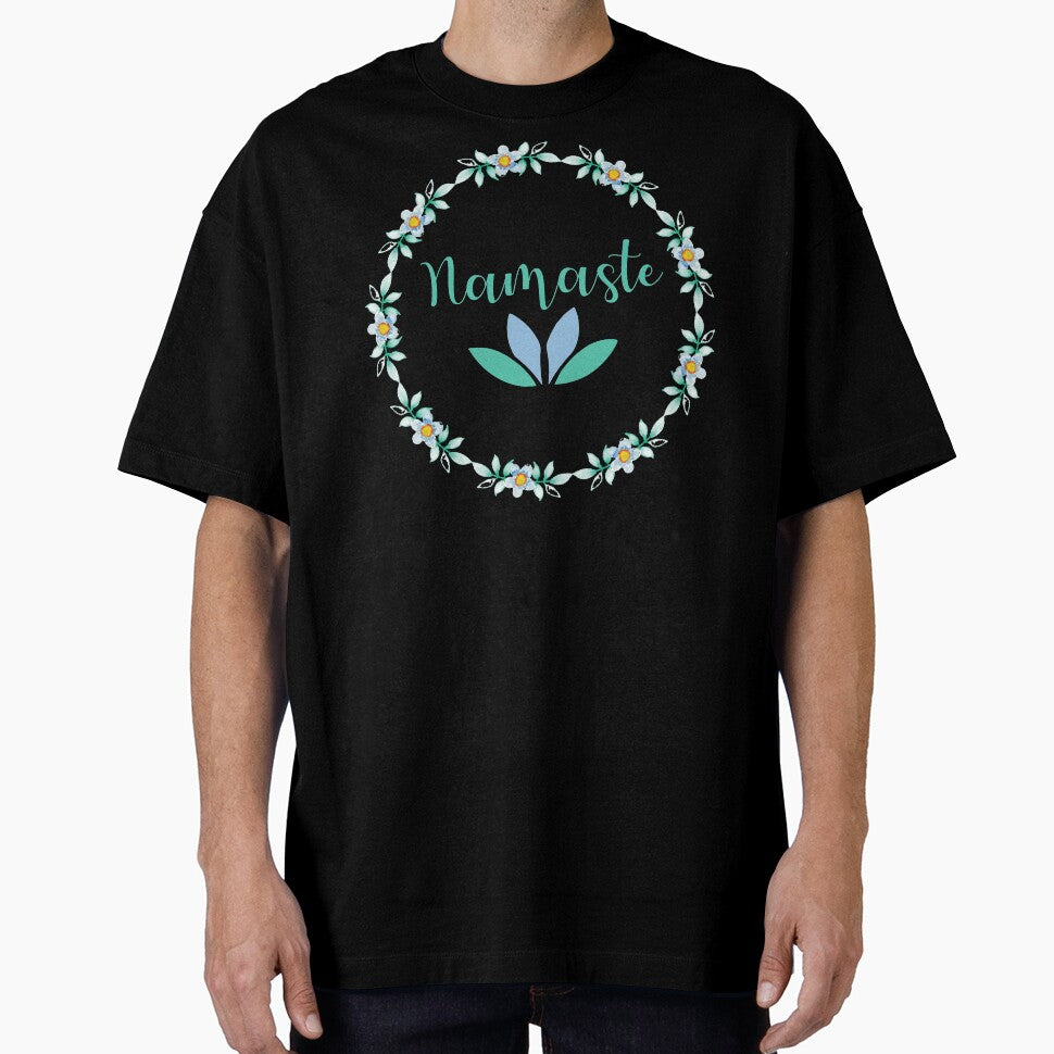 Lotus Flower Yoga Meditation Om Namaste Wreath by cssdru