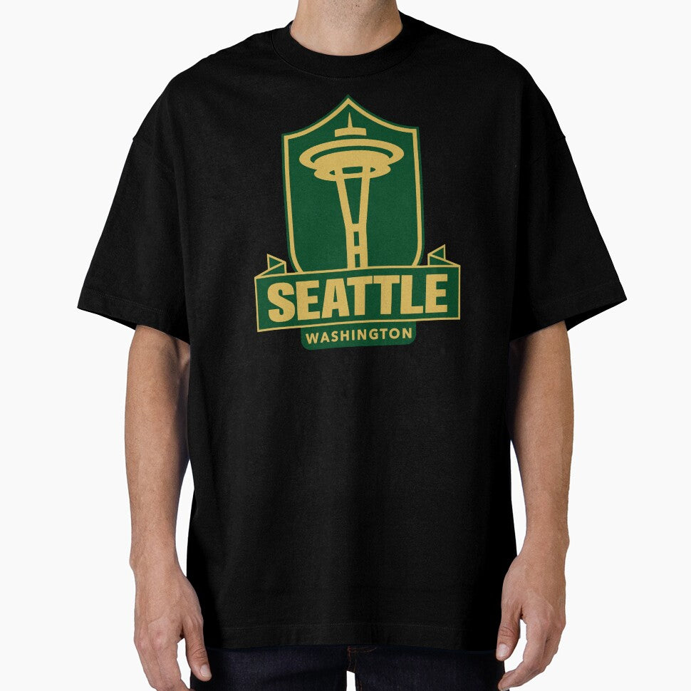 Seattle space needle gold by VRedBaller Unisex , , , Long Sleeve Tee