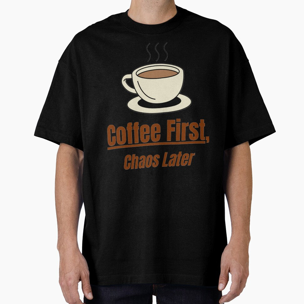 Funny Coffee Shirt for Caffeine Lovers by Quirky Creations
