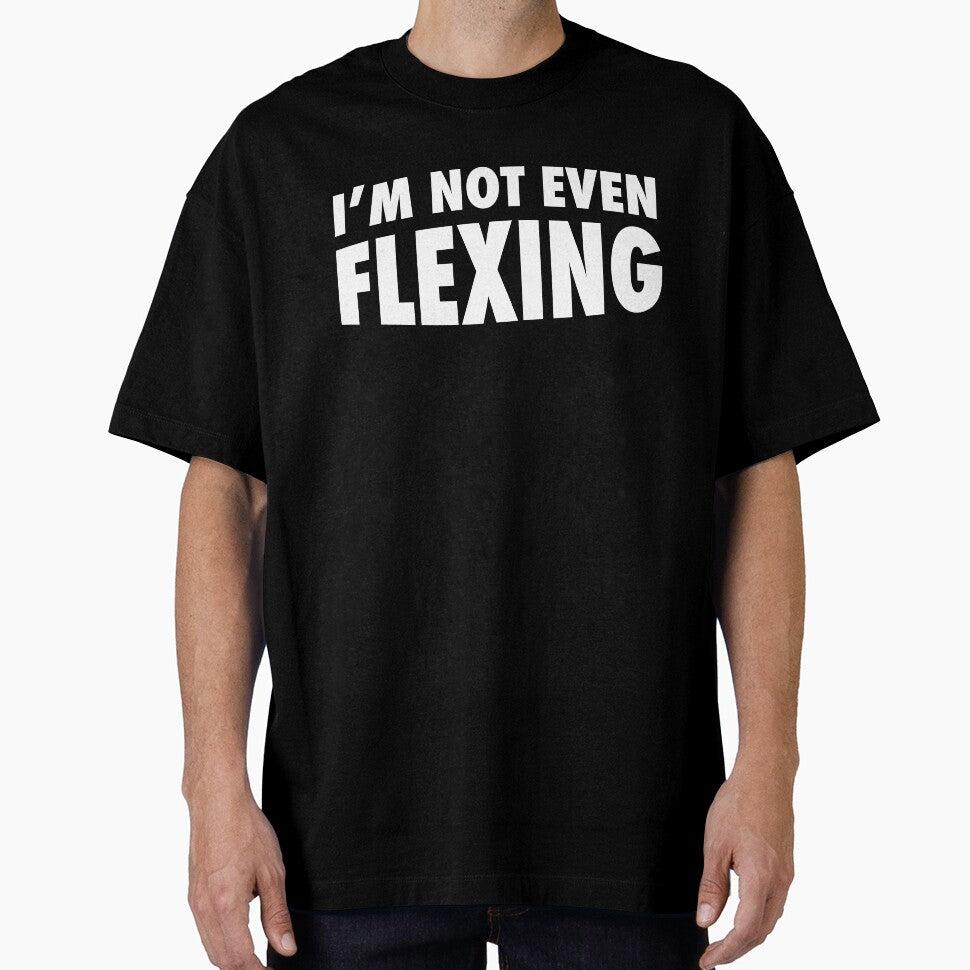 I'm not even flexing - gym jokes and training humour by TeeMonsters