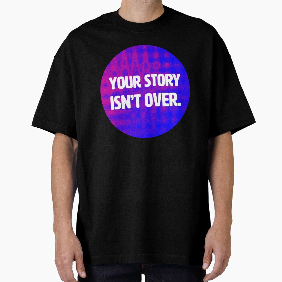 Your Story Isn't Over - Cobalt Fuchsia Wave by sillyjess