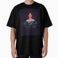 Astrology Goddess In Blue With Cosmic Clock by Monica Laipple