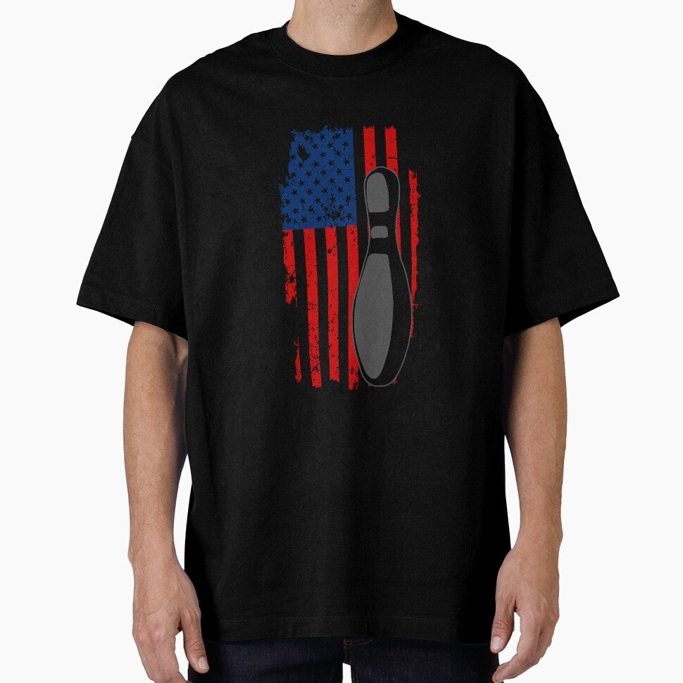 American Bowling T-Shirt for Men and Women by AllStarMerch