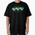 Cute glass hearts rainbow y2k style design by VantaTheArtist
