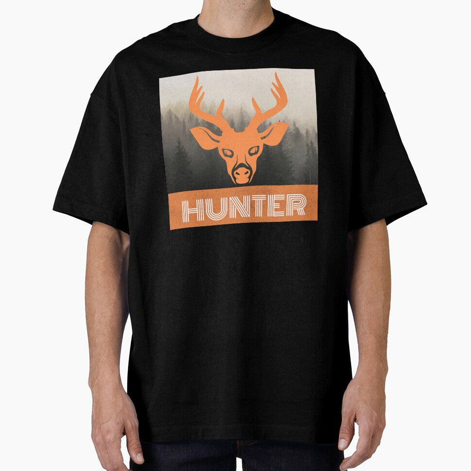 Deer Hunter Retro Buck Hunting Orange by ravixxdesigns