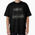 I run on caffeine scrubs & Cuss Words - Funny Nurse T-Shirt by mrsmitful
