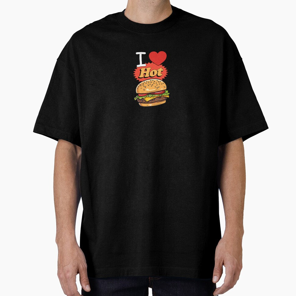 I Love Burgers Minimalist Design Classic T-Shirt by puurfectcat