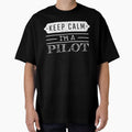 Keep Calm I'm A Pilot - Funny Pilot Quote Gift Idea For Men and Womens by Mmmm3344