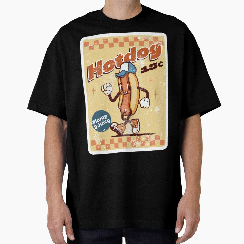 Retro Hot Dog Mascot by P1yu5h