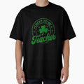 Lucky Teacher Shamrock Design - Green St. Patrick's Day Teacher Gift by Colorful-Garden