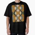 Seamless Geometric Moroccan Tile Pattern in Mustard Green and Beige by Midnight Veil Designs