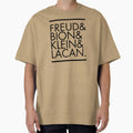 Freud & Bion & Klein & Lacan — Psychoanalysis Minimal Typography (Black) by didijuca