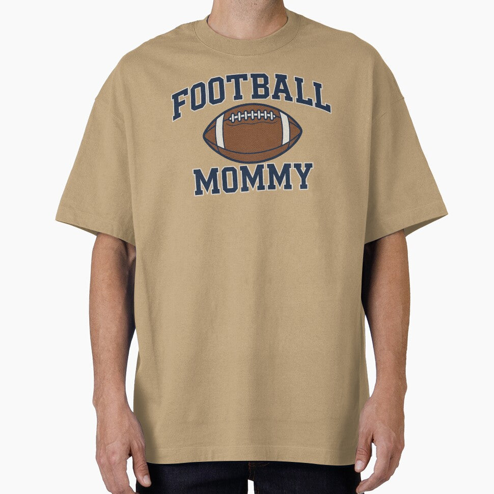 "Football Mommy" Sports Logo by BriSher Unisex , , , Long Sleeve Tee