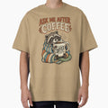 Ask Me After Coffee Funny Raccoon | Cozy Coffee Lover Quote by PlumArtDesign