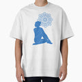 Half Lord of the Fishes Yoga Pose With Mandala by Laanas