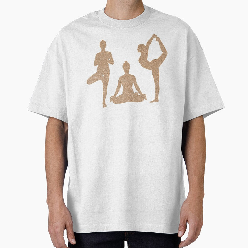 Three Yoga Poses: Tree, Lotus, and Dancer by Laanas