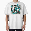 Retro 90s Football Olive Tree Branch Blue Soccer 2026 Aesthetic by Fatomfatom Unisex , , , Long Sleeve Tee