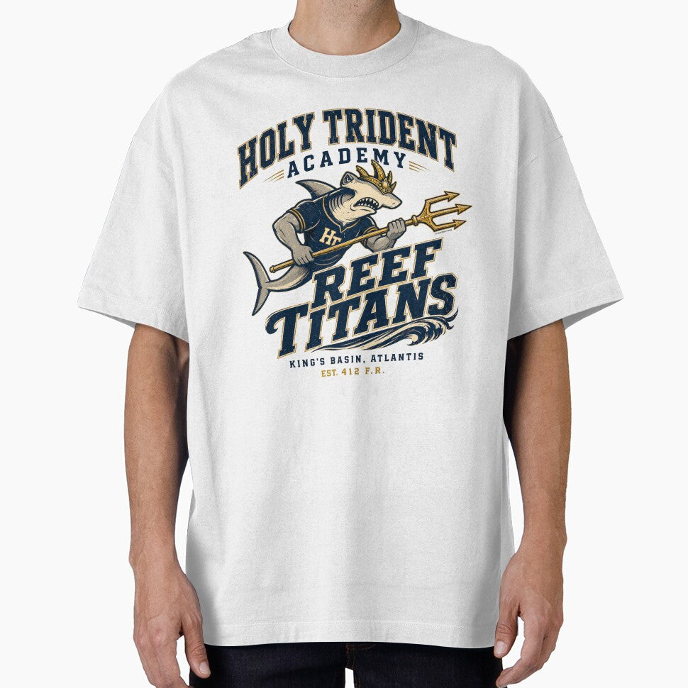 Holy Trident Reef Titans – Schools of Atlantis | Vintage Mascot by Boundliss