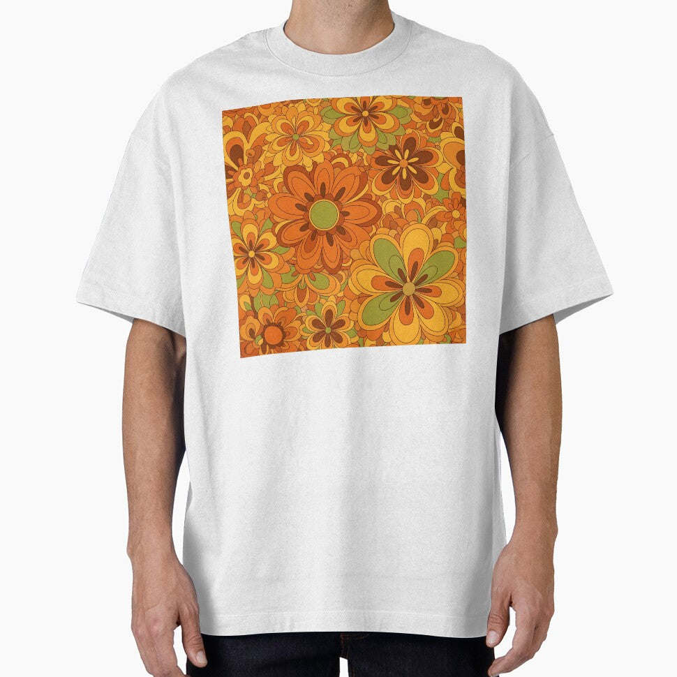 '70s Sunset Floral Seamless Pattern by StickyGuys