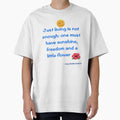Just living Is not enough one must have sunshine, freedom and a little flower Quote from Hans Christian Anderson by Artonmytee