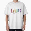 Dancing Rainbow Crayons Preschool Doodles Back to School Teacher Kindergarten by Thread&Fable