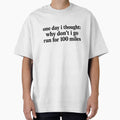 One Day I Thought: Why Don't I Go Run For 100 Miles Ultramarathon Runner Running by SkeletonsDanger