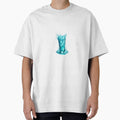 Ice Cold Drink Splash Oversized Graphic Tee by Chinnibujji