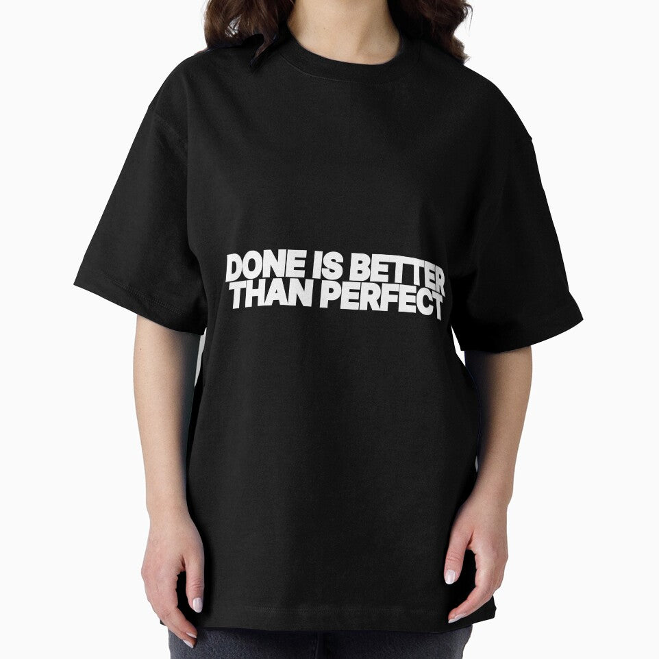 Done Is Better Than Perfect Productivity Quote by Mikidesign1988