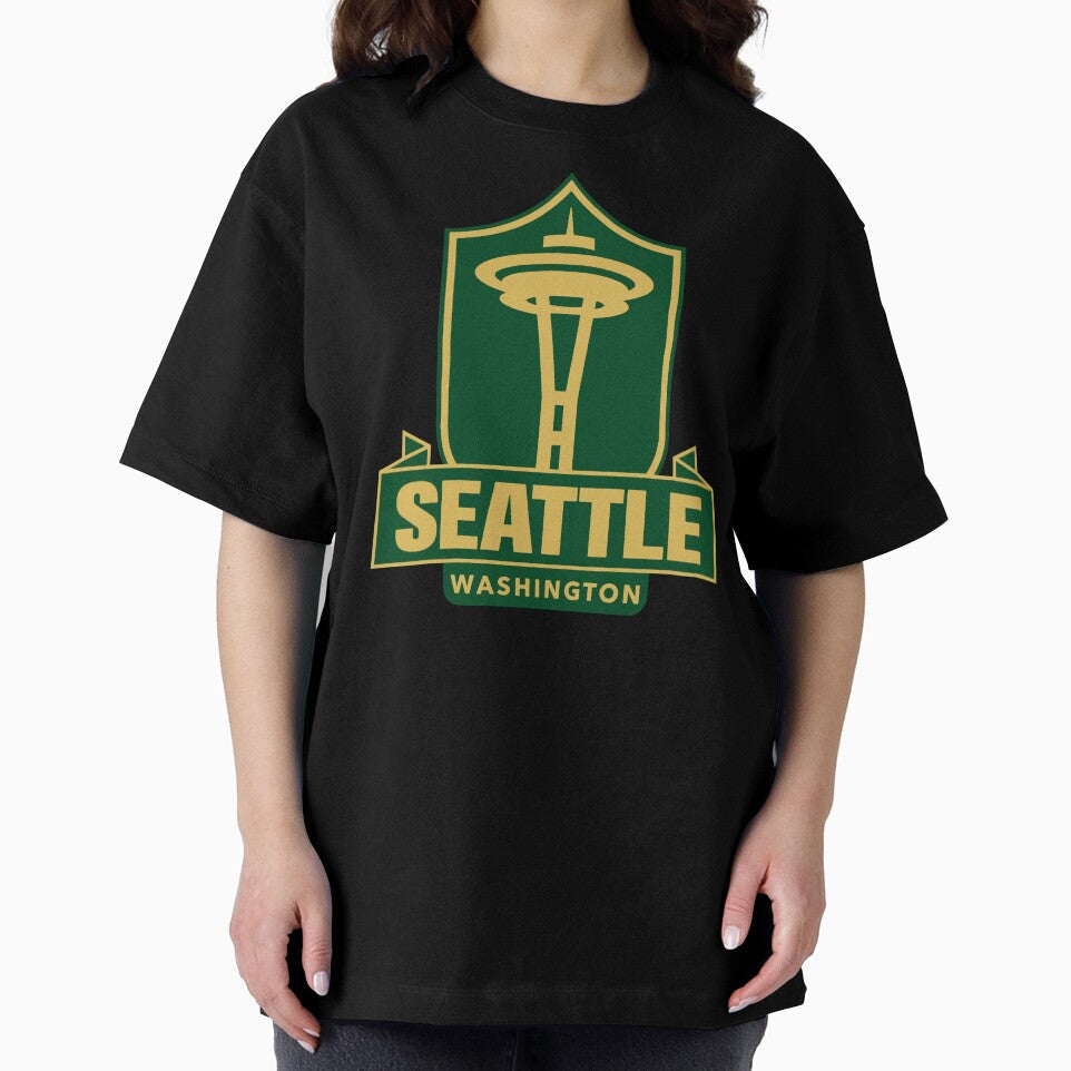 Seattle space needle gold by VRedBaller Unisex , , , Long Sleeve Tee
