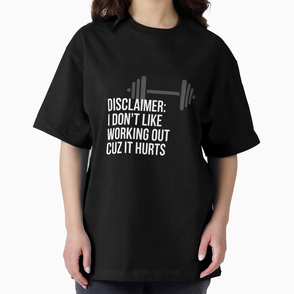 Disclaimer I Don't Like Working Out Cuz It Hurts Funny Gym by Zizo-DR44