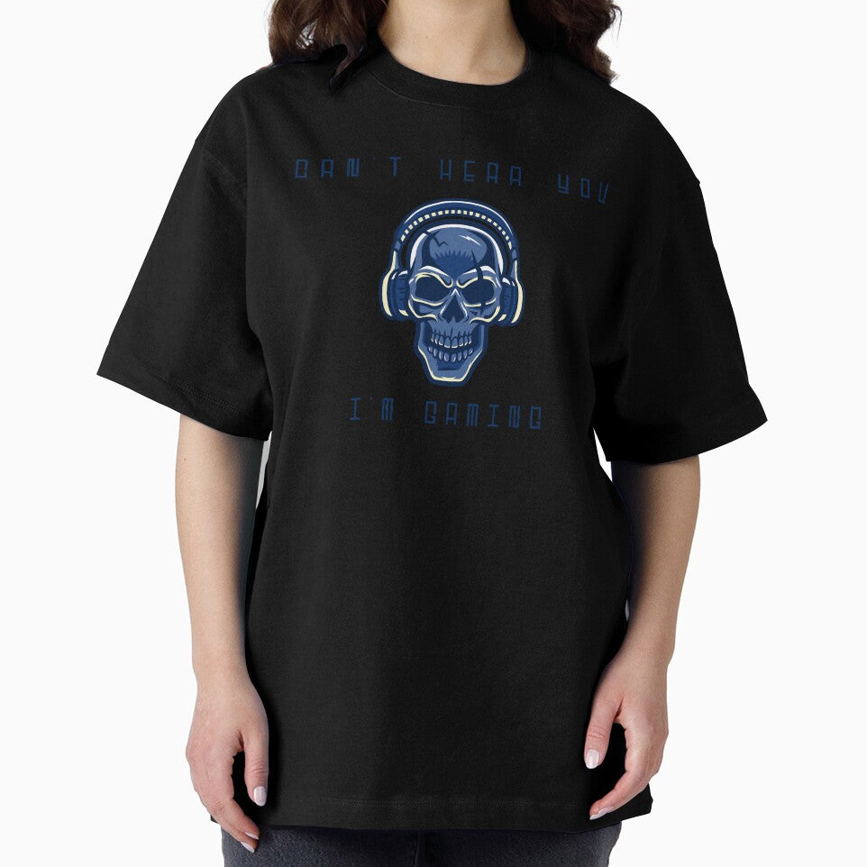 Best Gamer Gift Skull Headset - Can't Hear You I'm Gaming by thewhitteeguy