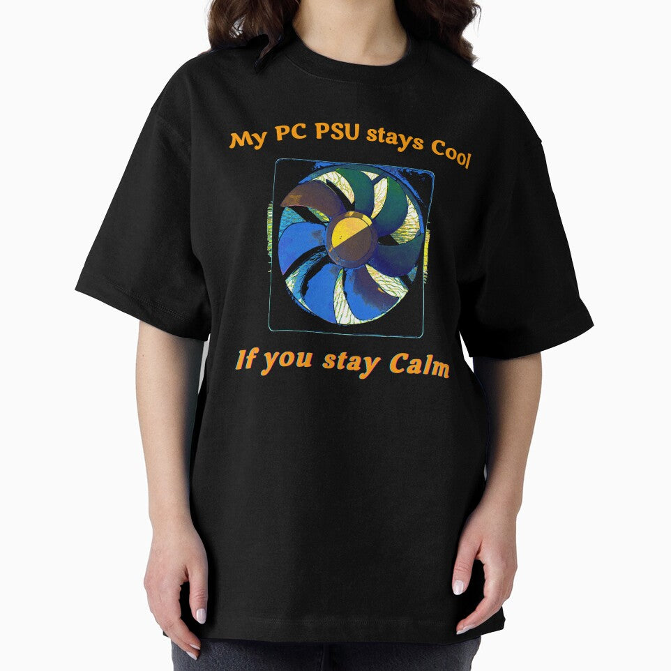 My PC stays cool, a funny computer gift, for the geek and computer lover by PiperParrot