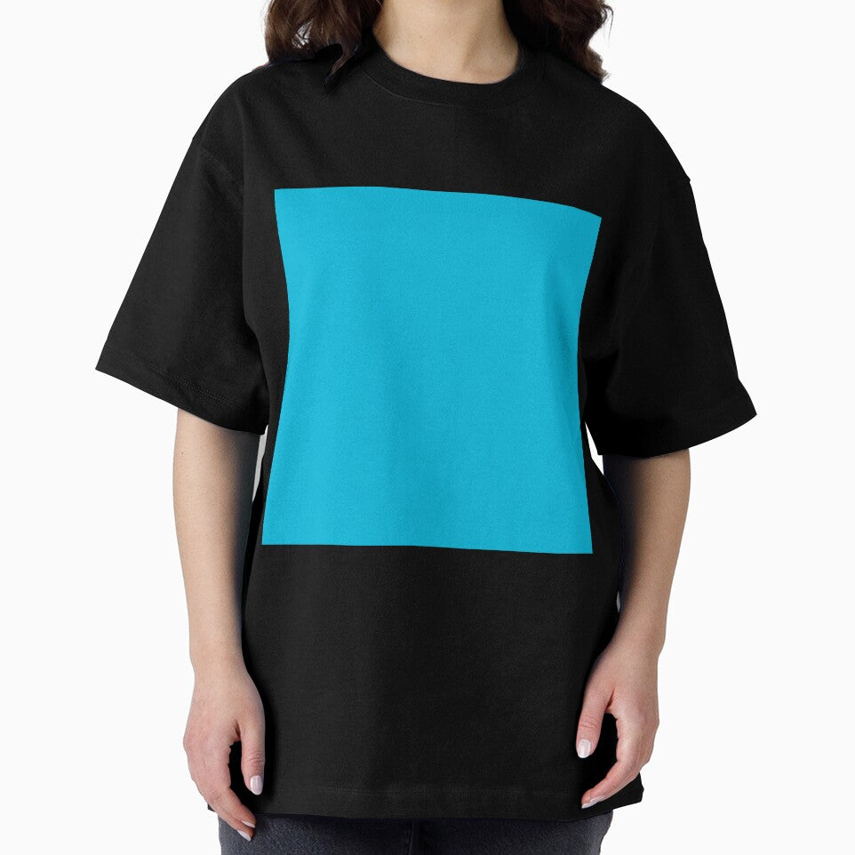 Plain Solid Color Cyan Blue 2 by mimihuang creations