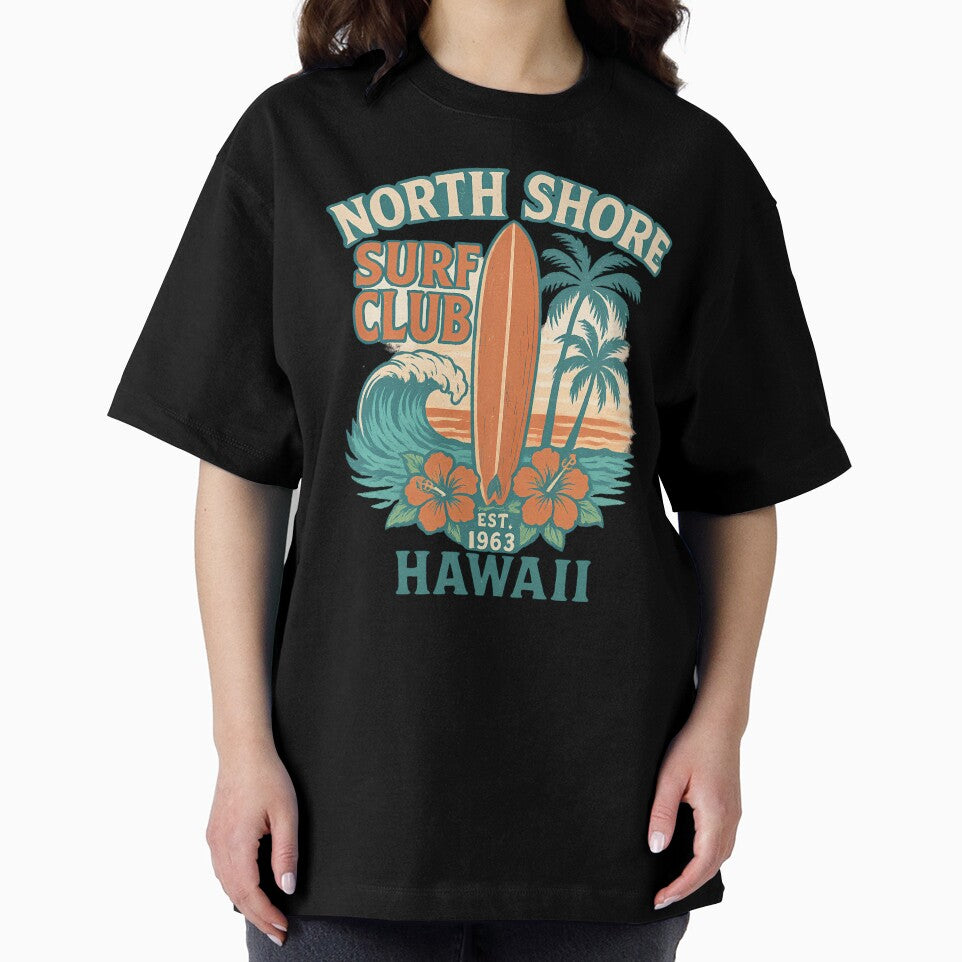 North Shore Surf Club - Vintage Hawaiian Design by CreativeGorillas
