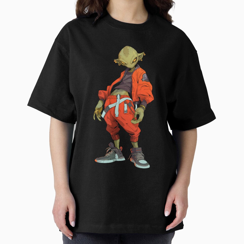 Streetwear Edgy Alien by bapupa Unisex , , , Long Sleeve Tee