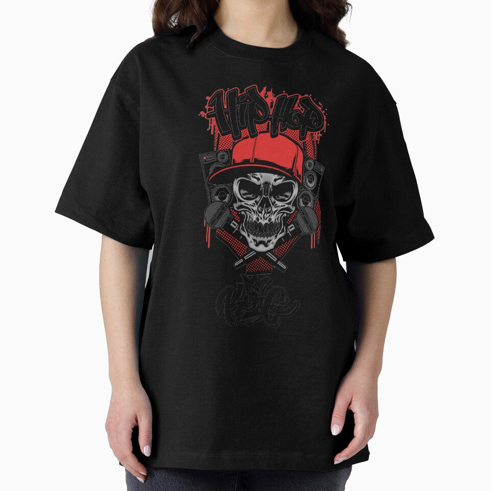 Hip Hop King With Skull Microphone And Hi Fi System by darknessjeff86