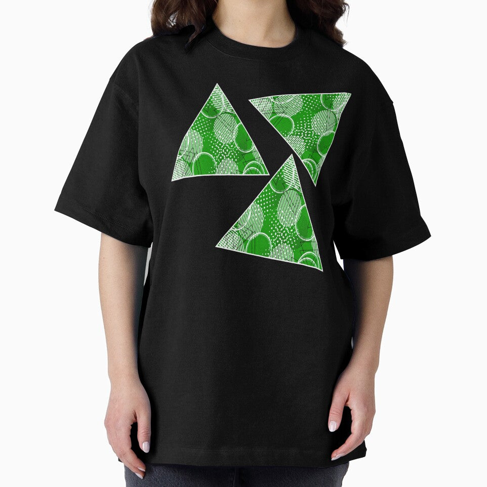 White and Black Retro Rhythms with Green Background by atroffire