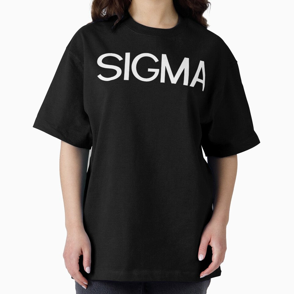 Bold White Sigma Typography by Vision Crafted