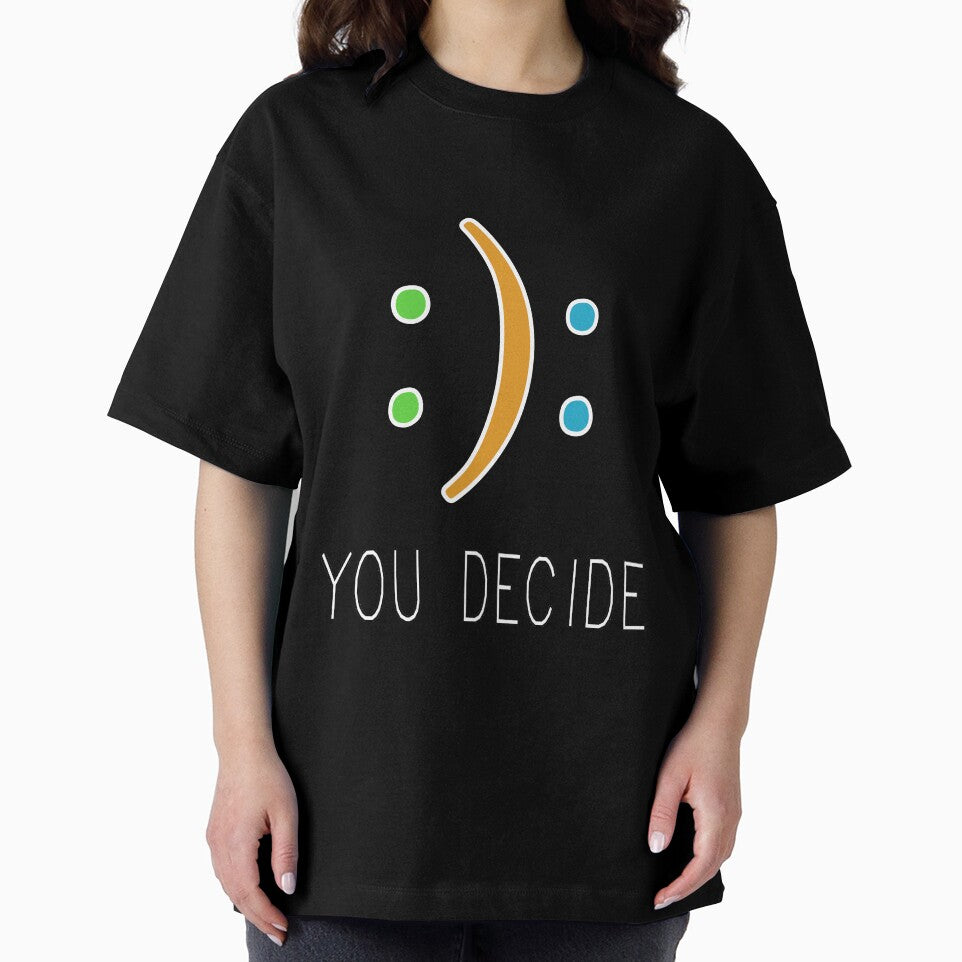 You Decide Funny Colorful Graphic Design Casual by Countrysmart