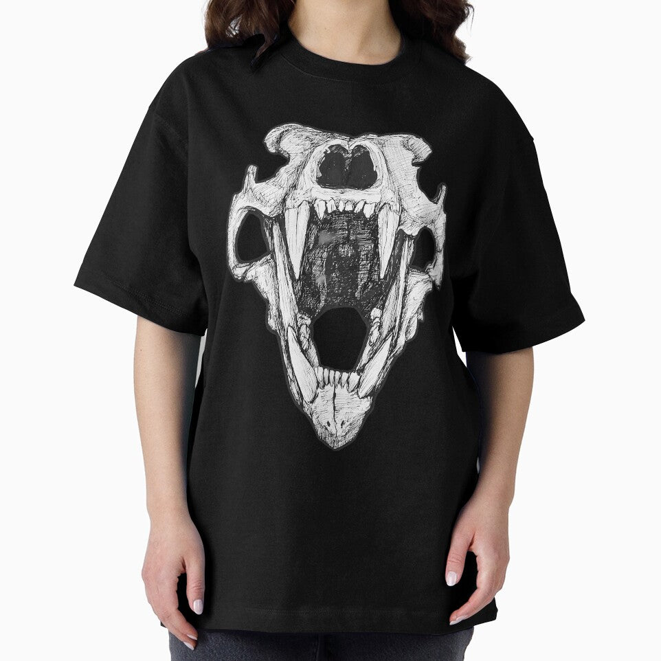 Macabre Bear Skull Anatomy Vintage Sketch by cxjrusdkc4