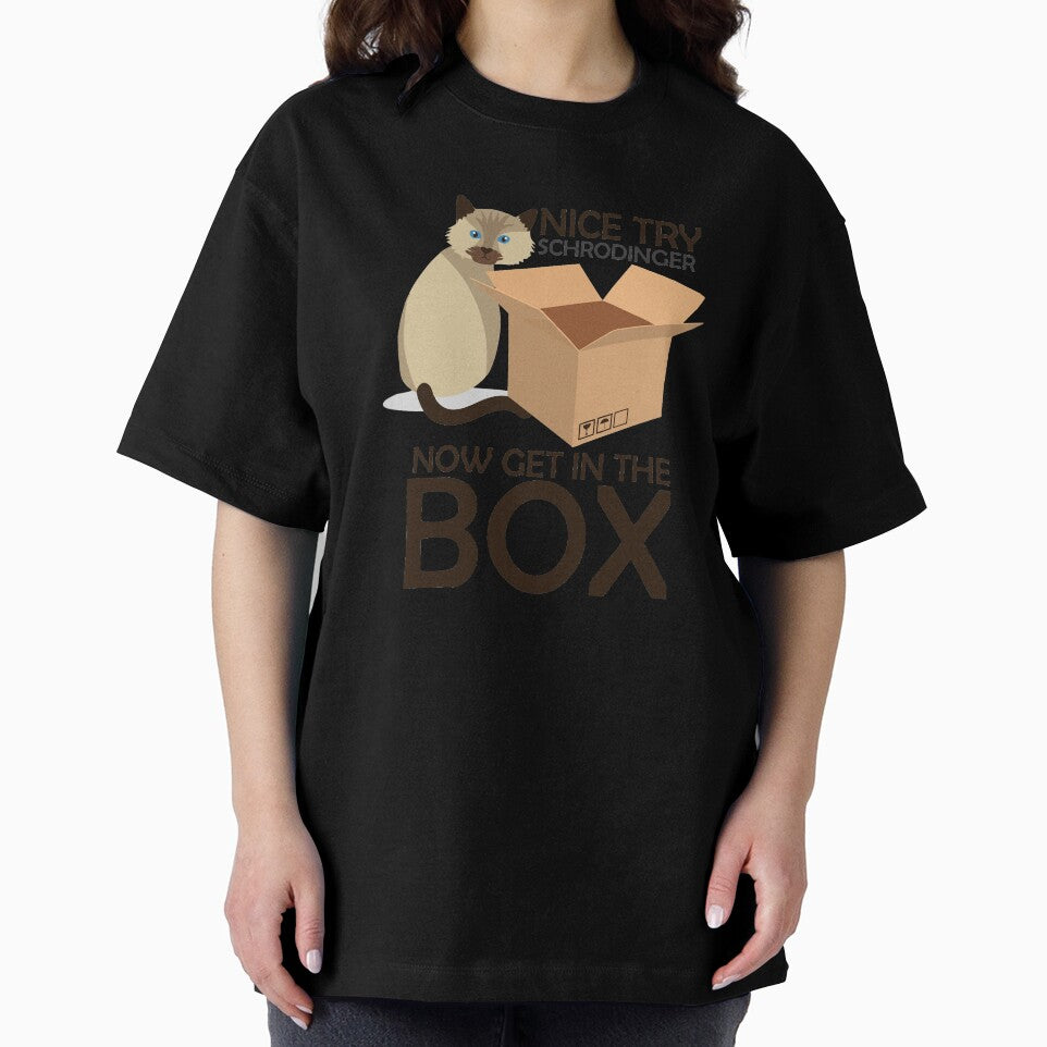 Nice Try Schrodinger Cat Quantum Physics gift for teacher by hadleydesigns