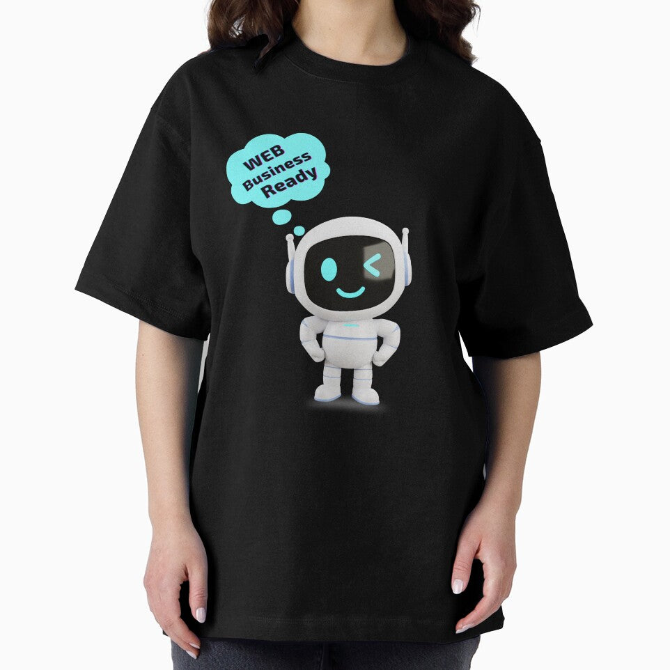 Web Business Ready – Cute Tech Robot Design by Ink & Soul