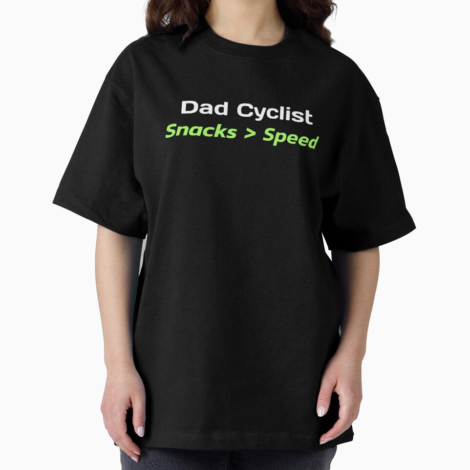 Dad Cyclist, Snacks > Speed - Dad Cycling by GreyTee