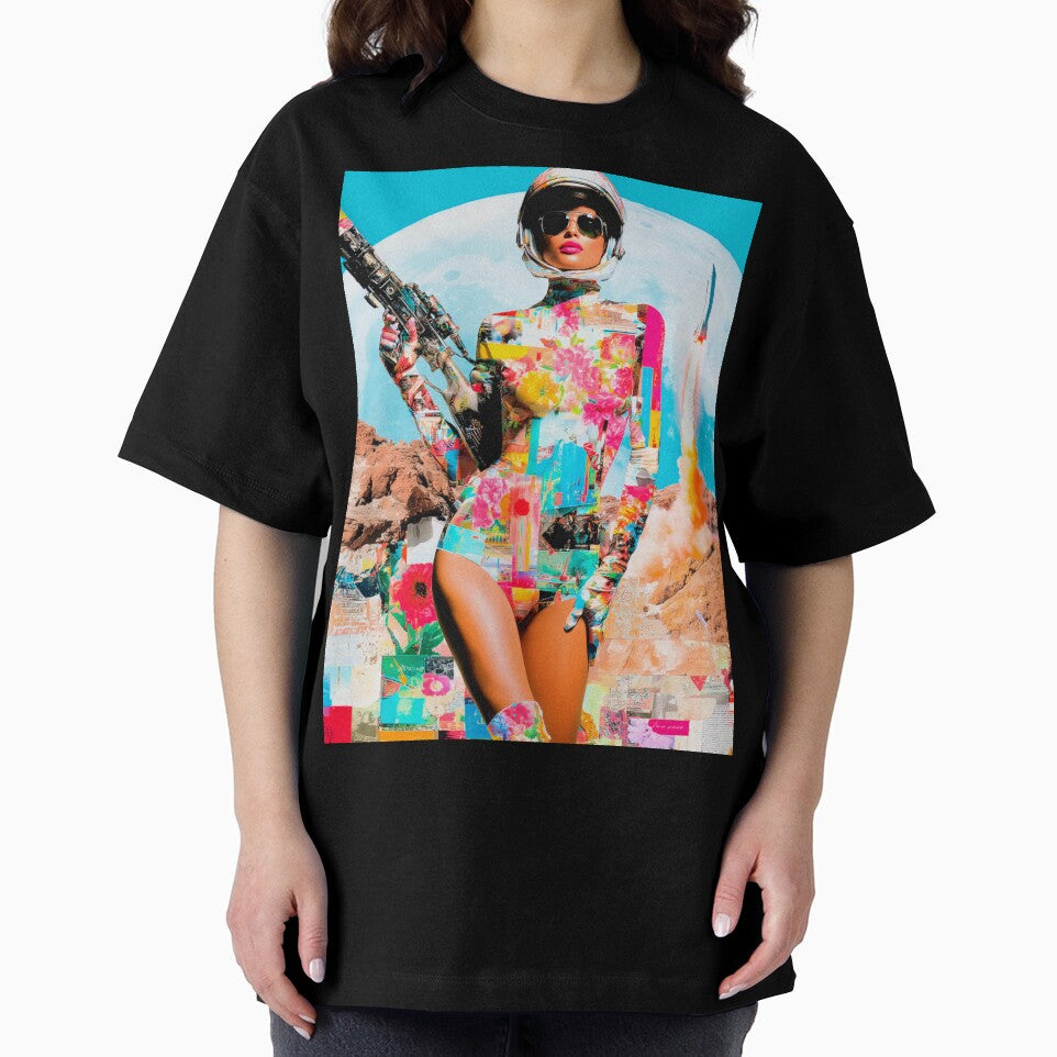 Retro Futuristic Fashion | Female Space Cadet | Vintage Artwork by OrganicLights