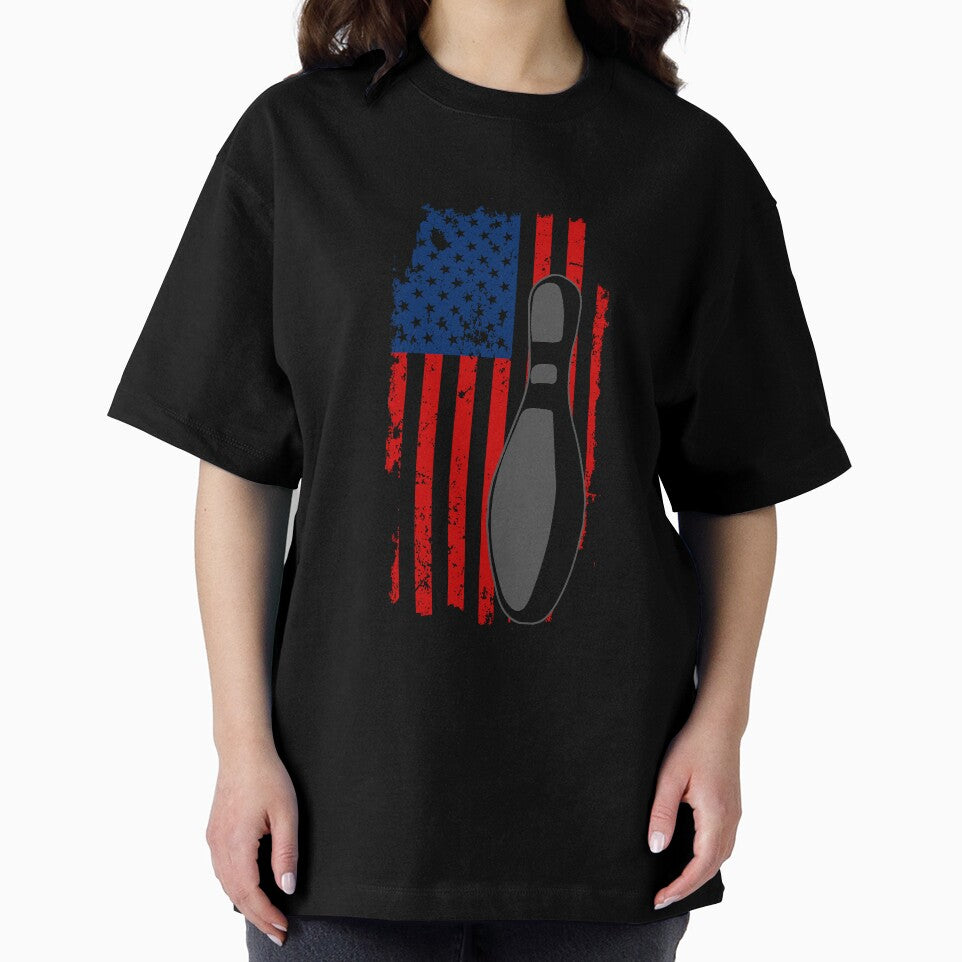 American Bowling T-Shirt for Men and Women by AllStarMerch