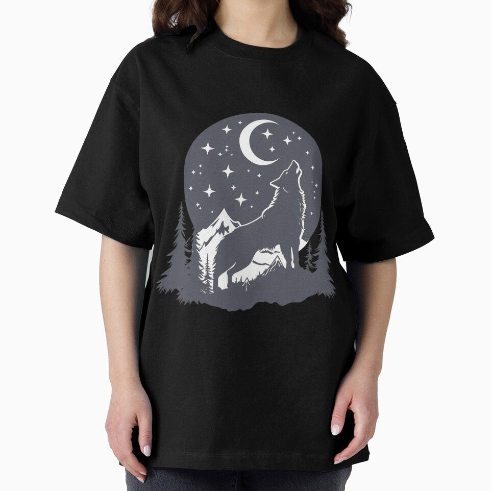 Howling Wolf Outdoor by NicolasGlowArt