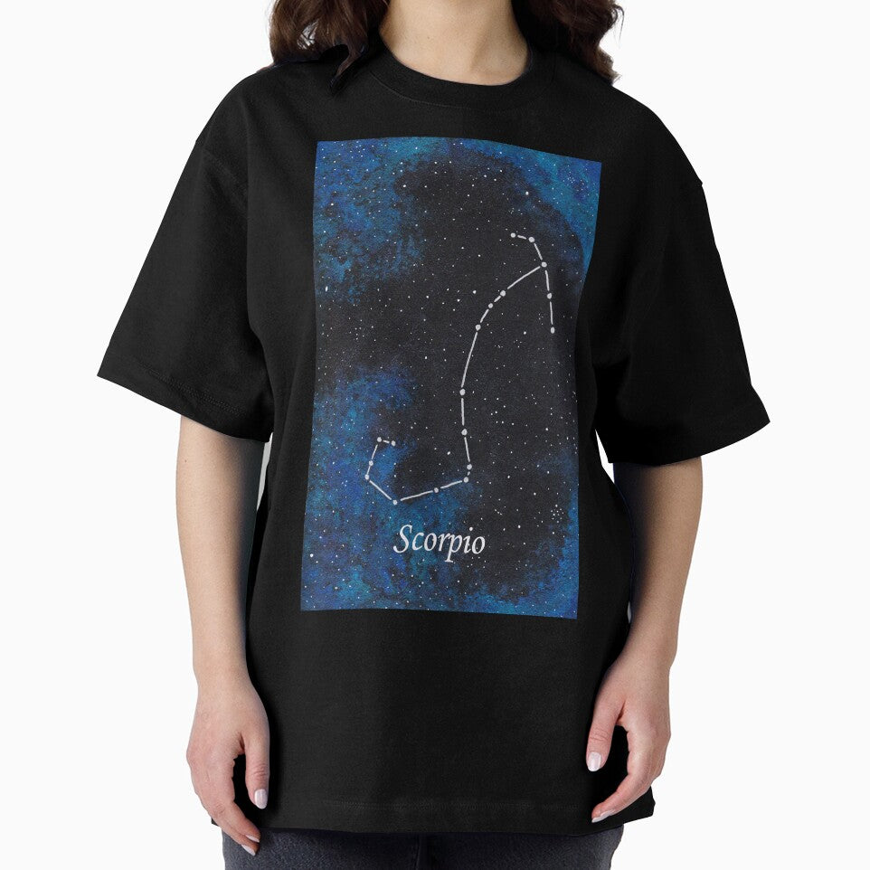 Scorpio Zodiac Sign Space Painting by CoryellArt