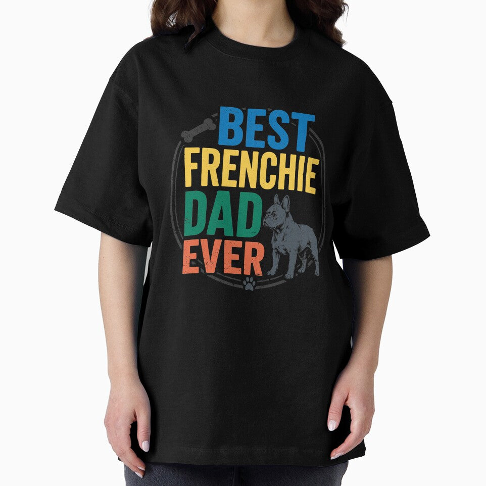 Best Frenchie Dad Ever Retro Style Canine by SoyLamderma