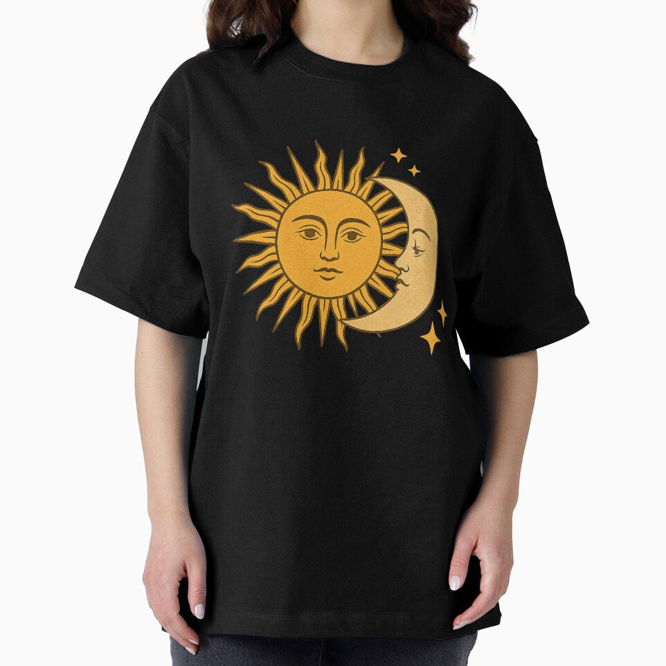 “Celestial Harmony – Sun & Moon Duo” by DailyVibesCo