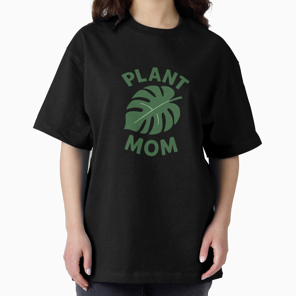Plant Mom • Monstera Leaf Sticker • Minimalist Houseplant Design for Plant Lovers by DavidMay
